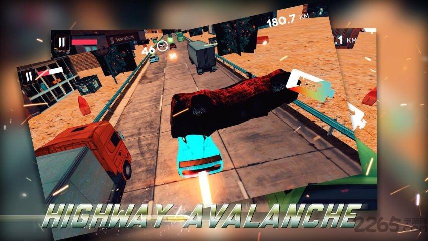混乱公路3d破解版下载,混乱公路3d,赛车游戏,竞速游戏