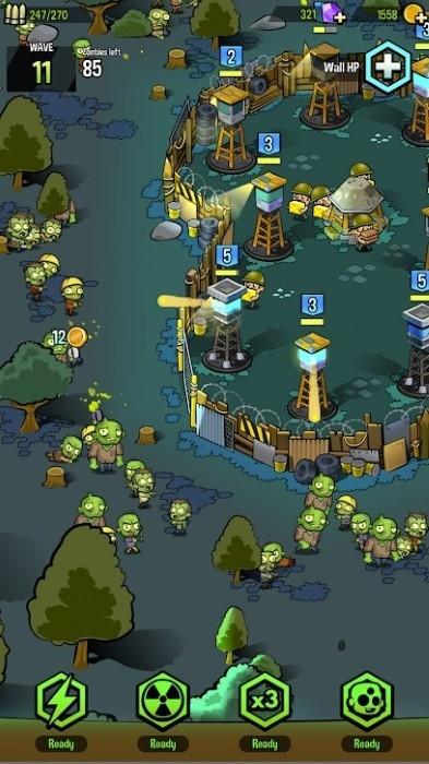 zombie towers中文版下载,僵尸塔,防御游戏,僵尸游戏